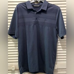 Travis Mathew Men’s Golf Polo Shirt Size Medium Blue - EUC